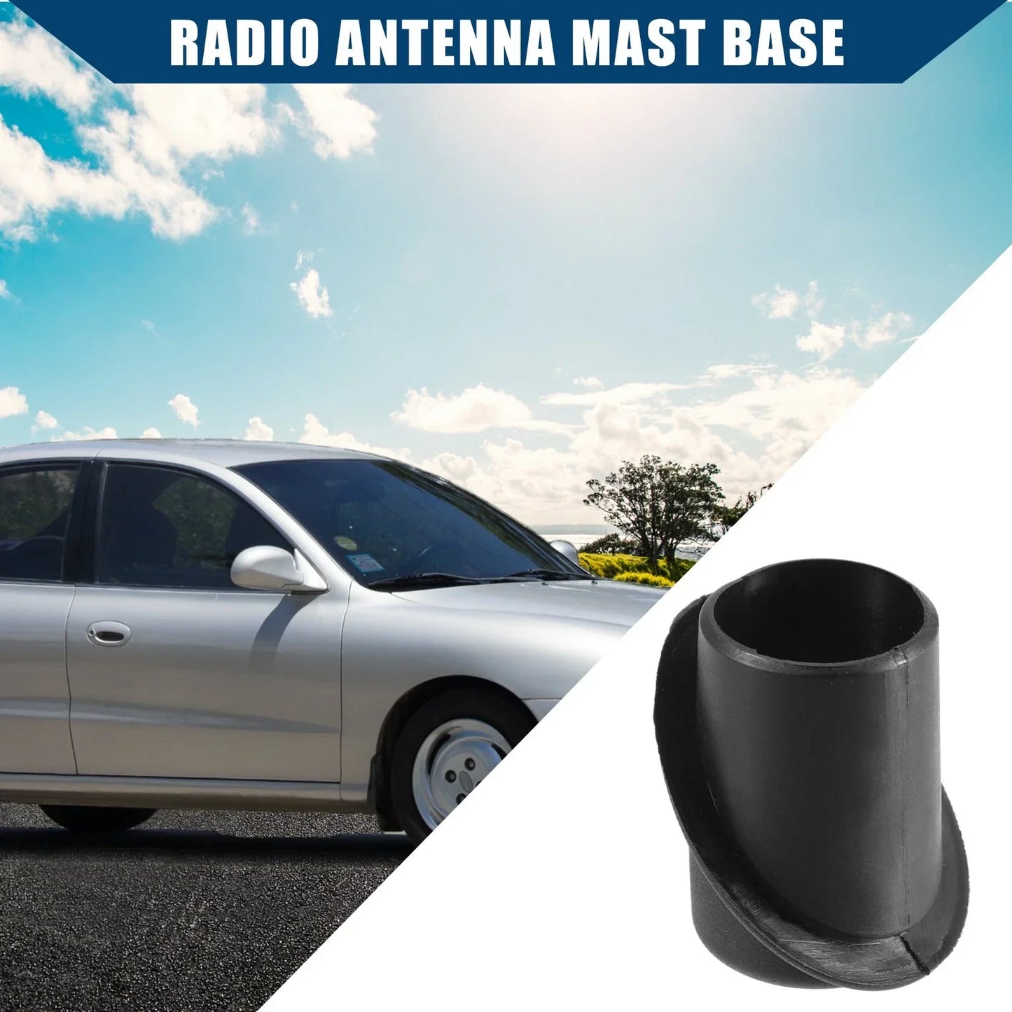Antenna Bezel Grommet for Hyundai Elantra 2000-2006 - Black (2000-2006)
