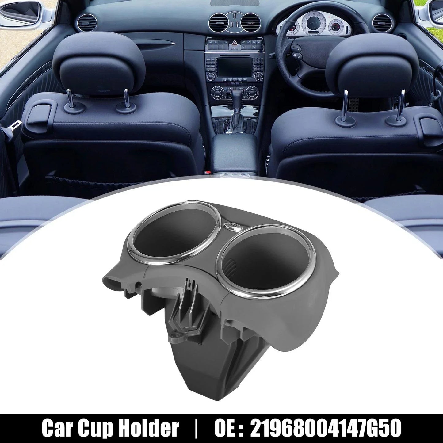 Cup Holder Bracket Gray for Mercedes CLS550 CLS63 AMG (2007-2011)