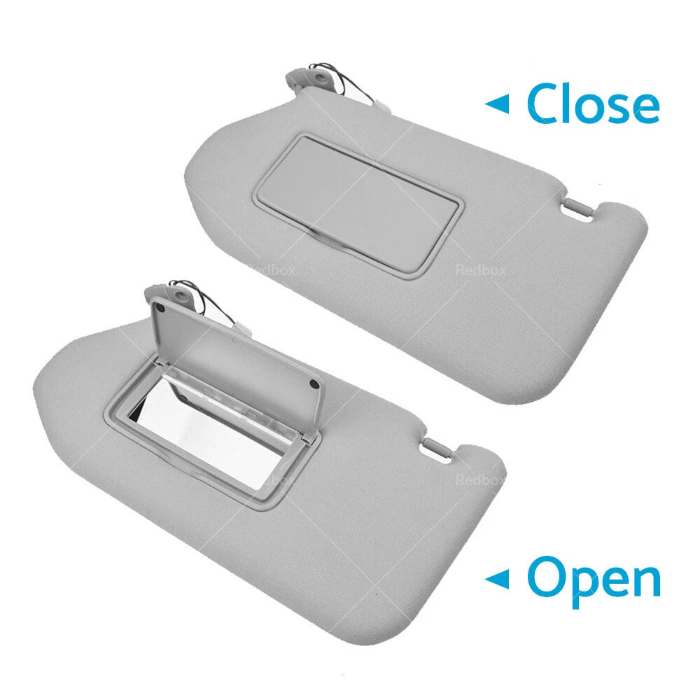 Grey Left Interior Sun Visor for Nissan Pathfinder (2013-2018)