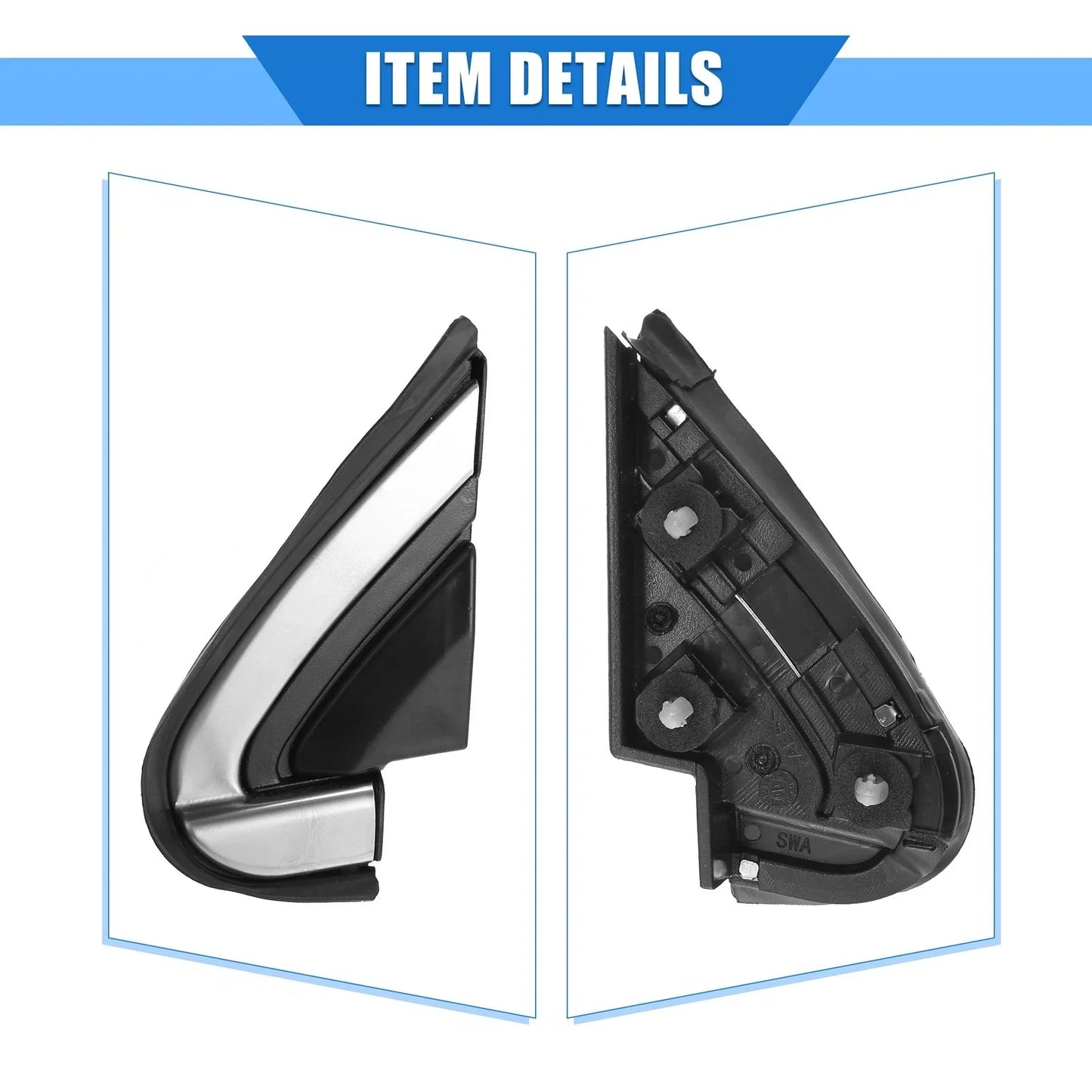 Front Left Mirror Corner Triangle Fender Cover for Honda CR-V (2007-2011)