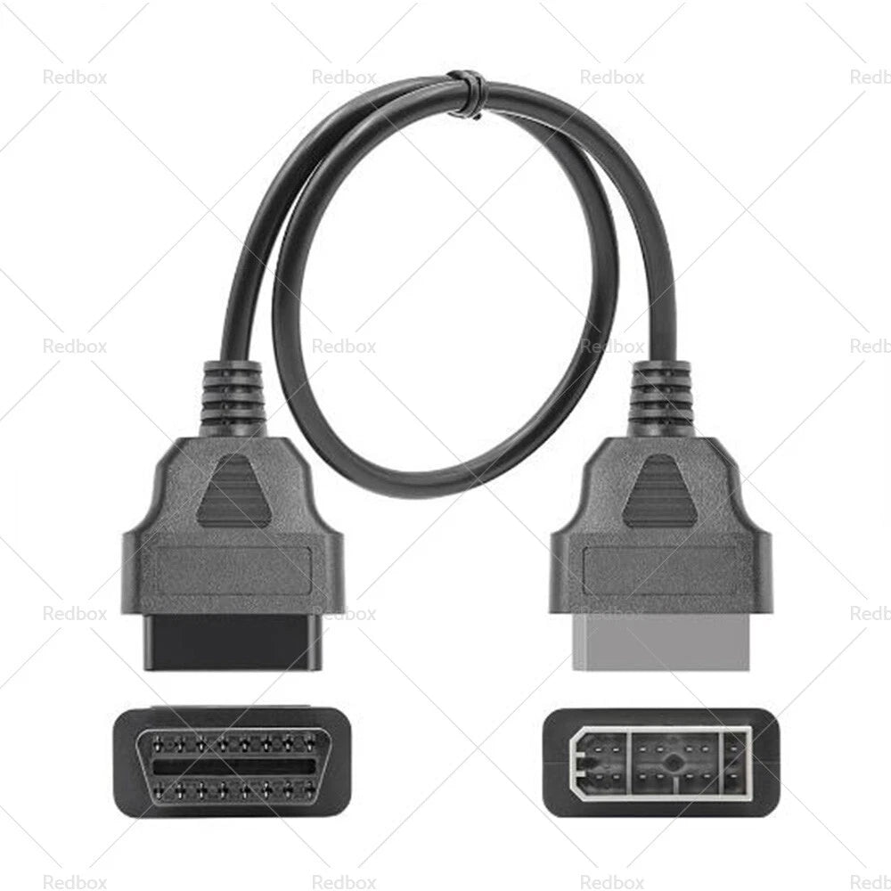 14 Pin OBD1 to 16 Pin OBD2 Diagnostic Connector Adapter for Nissan
