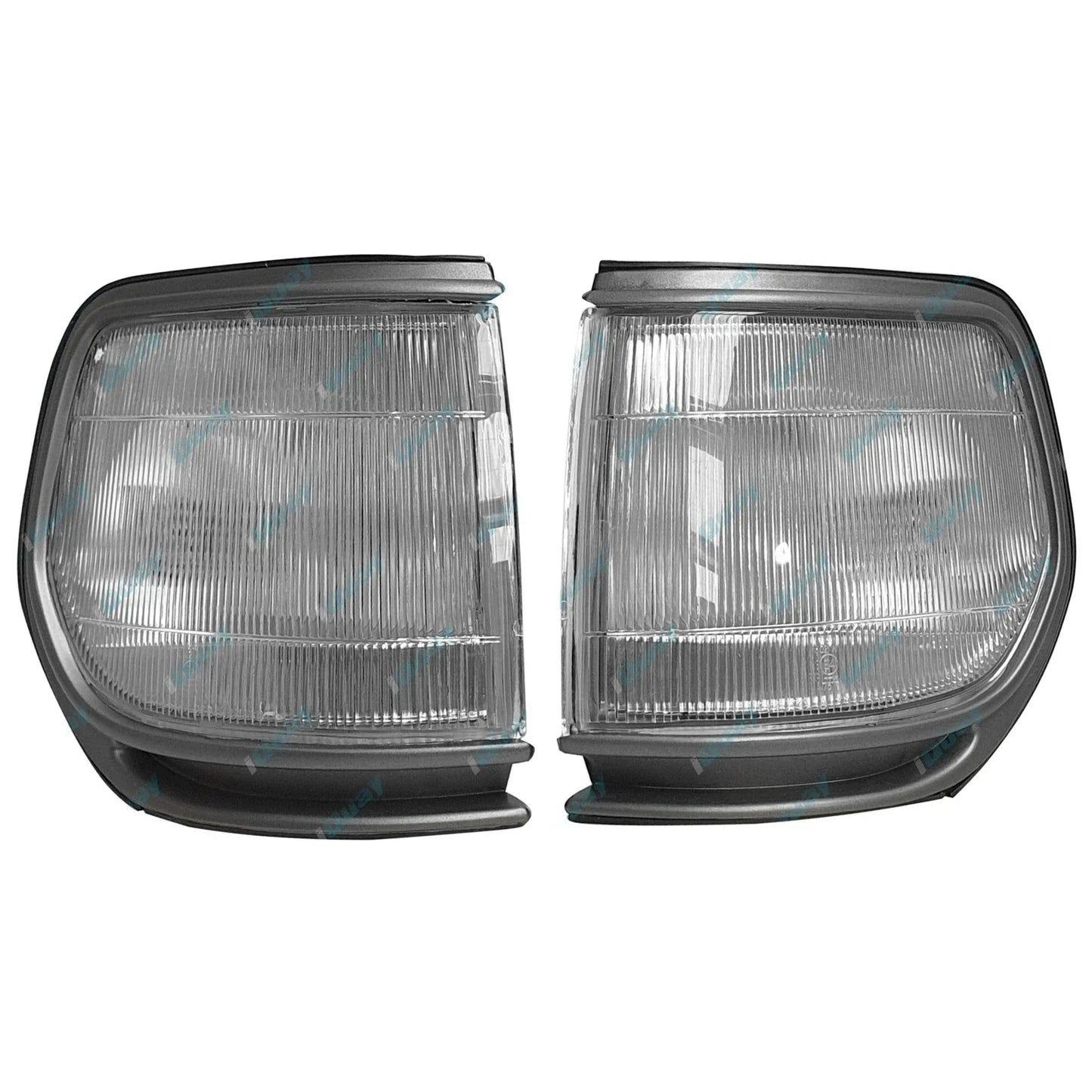 LH+RH Front Corner Lights Pair for Toyota Landcruiser 80 Series Sahara 1990-1997