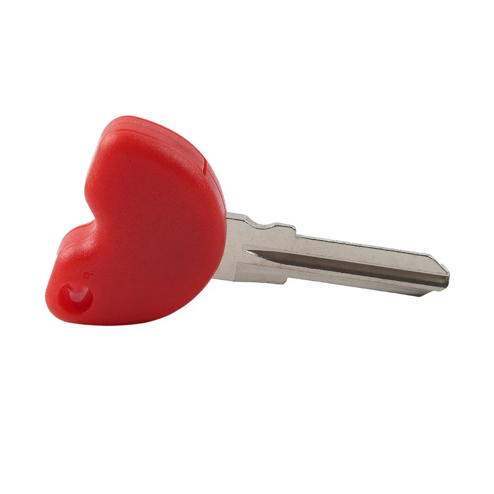 Uncut Blade Blank Key for Vespa Piaggio 3VTE Fly 125 200 GTS250 300 Red