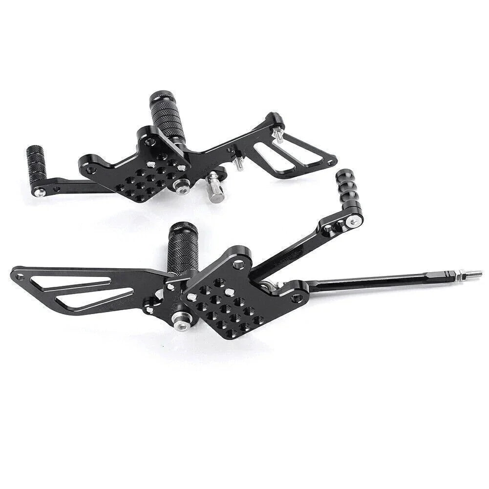 Rearsets Foot Pegs for Suzuki GSXR1000 GSXR600 GSXR750 (2000-2005) Black