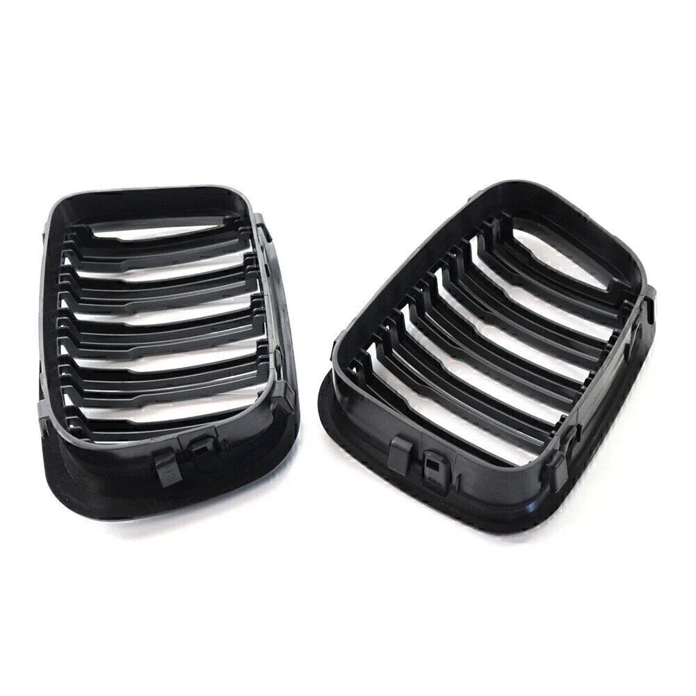Front Twin Bar Grille Trim for BMW 3 Series E46 4 Door (1999-2001)