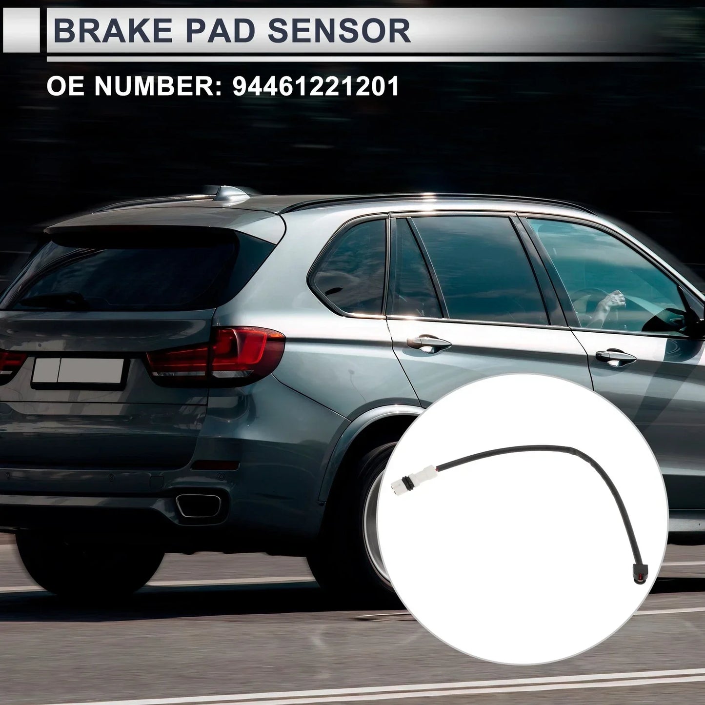 Car Rear Brake Pad Wear Sensor for Porsche 944 (1987-1989)