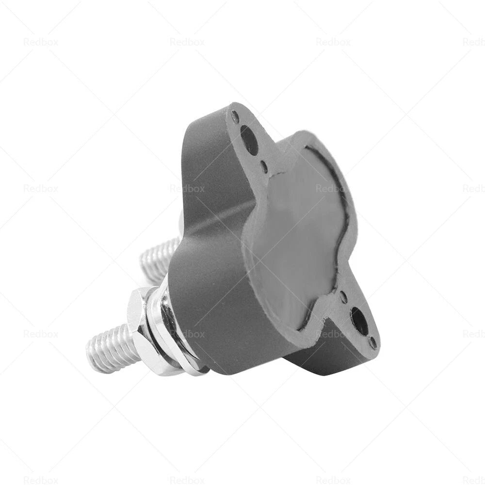 Heavy Duty Dual M6 Bus Bar Terminal Block Power Distribution Stud Black