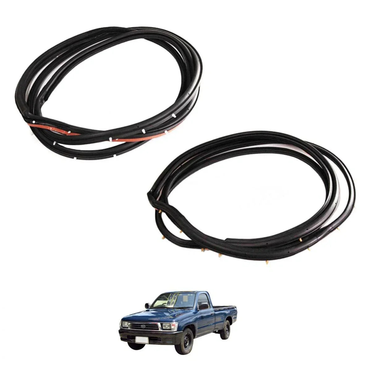Weatherstrip Door Rubber Seal Fits Toyota Hilux LN147 LN167 2 Doors only 1998-04