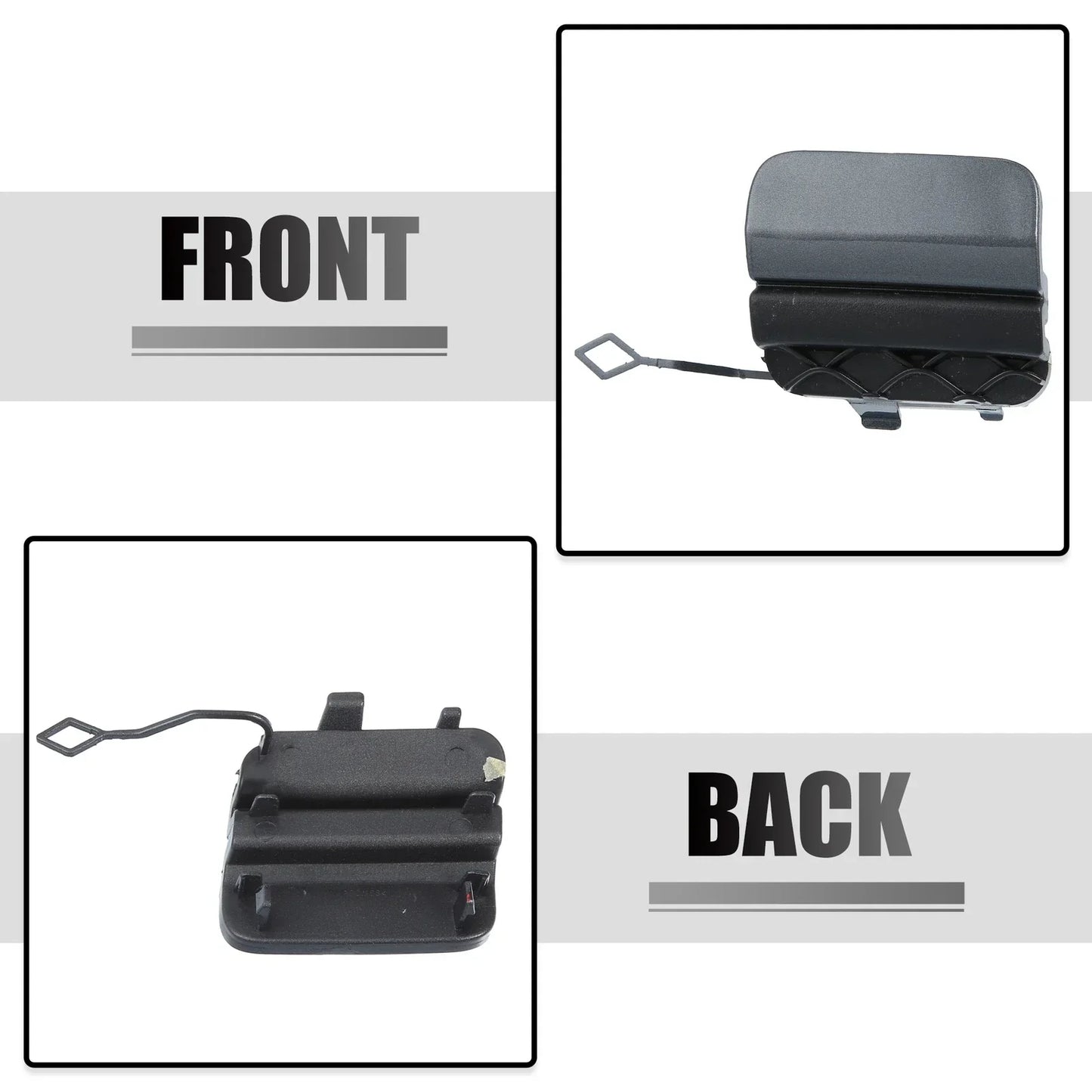 Rear Bumper Tow Hook Eye Hole Cover for Mercedes-Benz W205 (2015-2020)