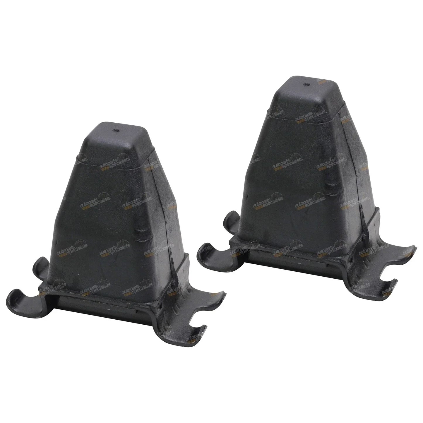 2 x Rear Leaf Spring Bump Stops for Toyota Hilux LN65 YN65 YN67 (1983–1988)