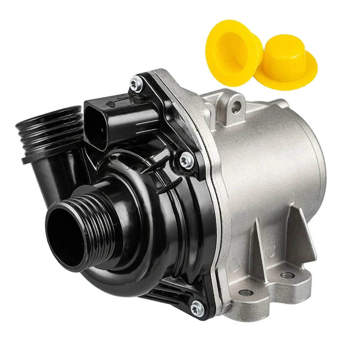 Silver & Black Water Pump for BMW 135i, 335, 335is, 740, X3 (2007-2013)