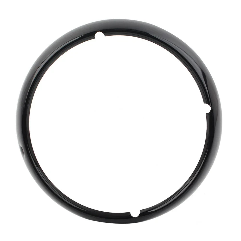 7" Headlight Trim Ring Visor Light Cover for Harley Touring Electra Street Glide