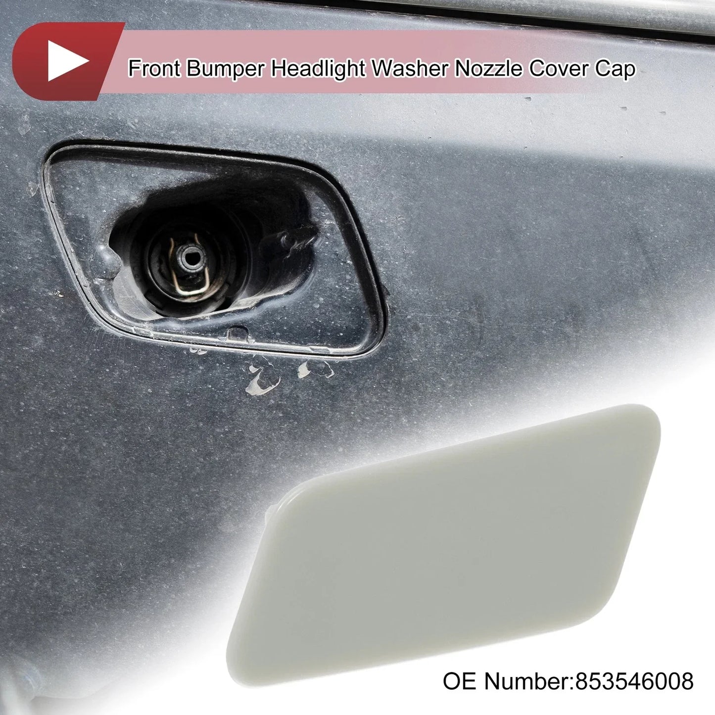 Front Left Washer Nozzle Cover for Lexus LX570 (2016-2021) - Unpainted 1 x Cap