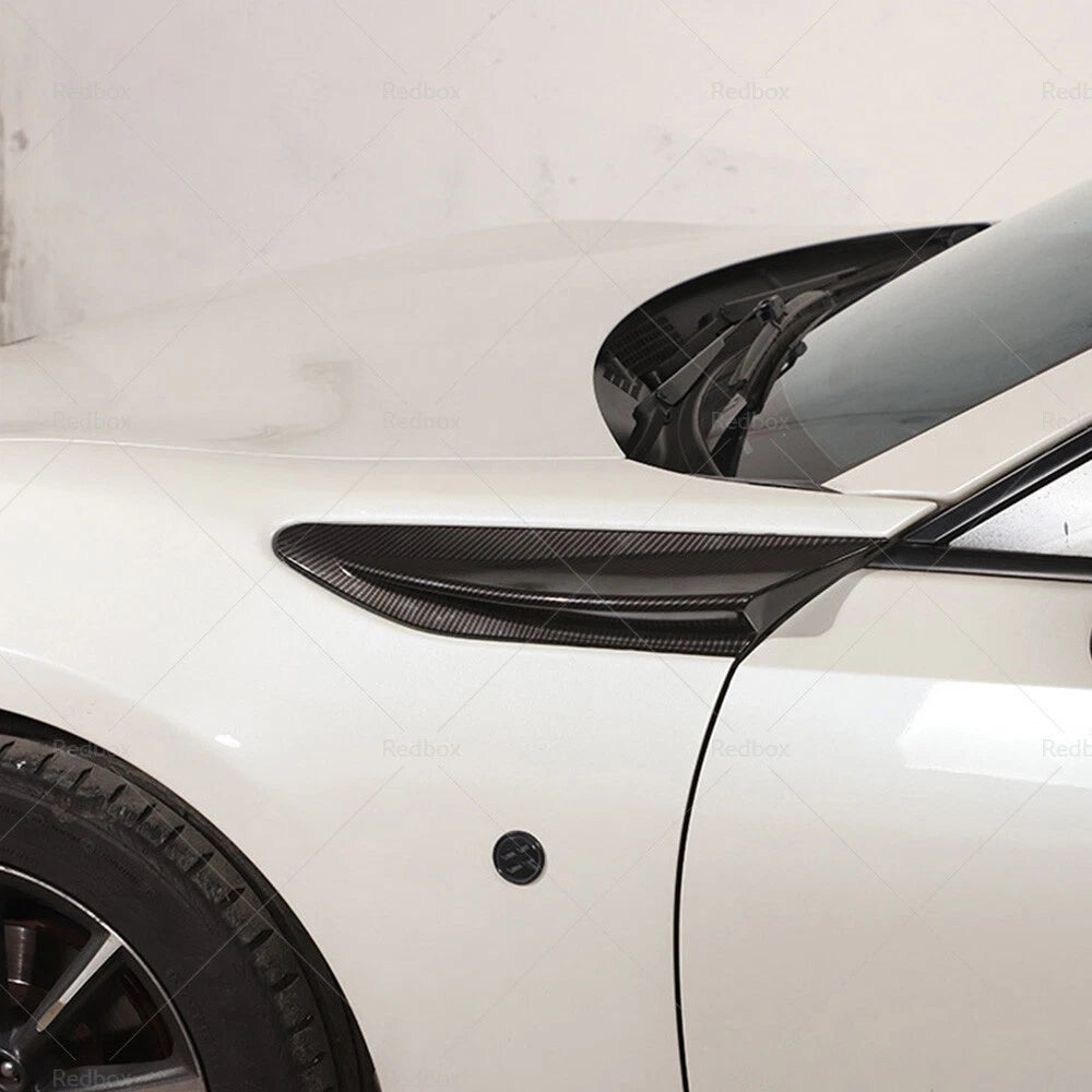 Carbon Fiber Side Fender Fin Vent Trim for Subaru BRZ, Toyota 86 (2013-2021)