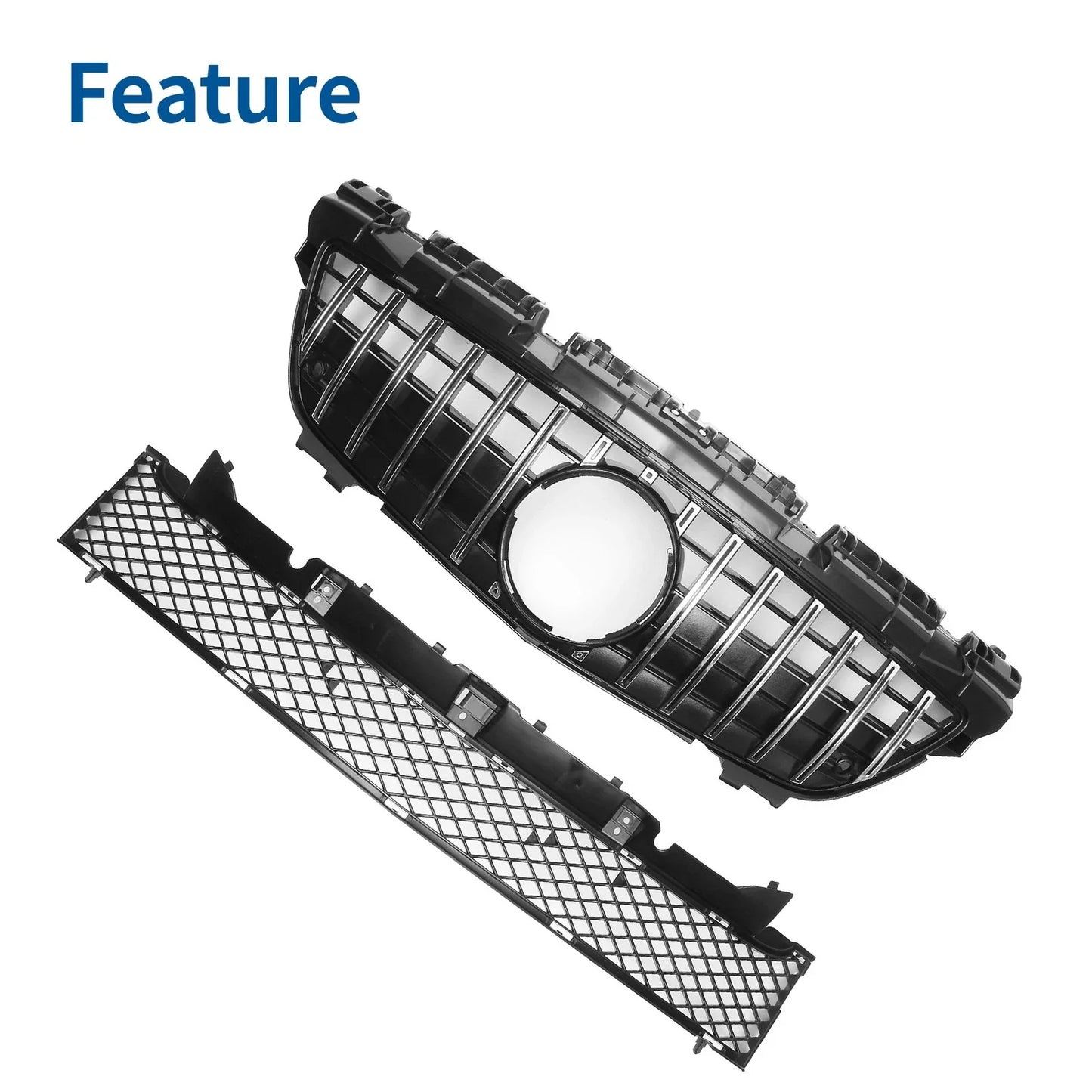 Front Upper Bumper Grille for Mercedes-Benz SLK200 (2000-2004)