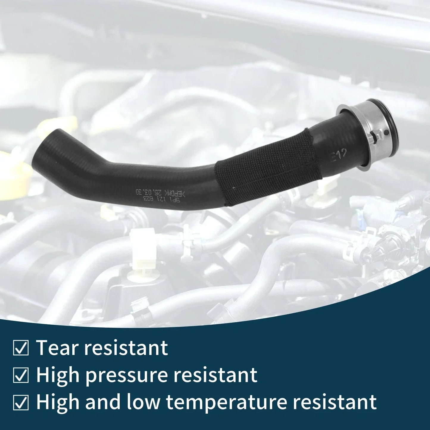 Radiator Hose for Porsche 718 Boxster 2017-2024 (2 x)
