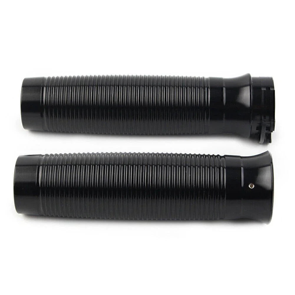 25mm Black Motorcycle Handlebar Hand Grips for Harley Bobber Chopper