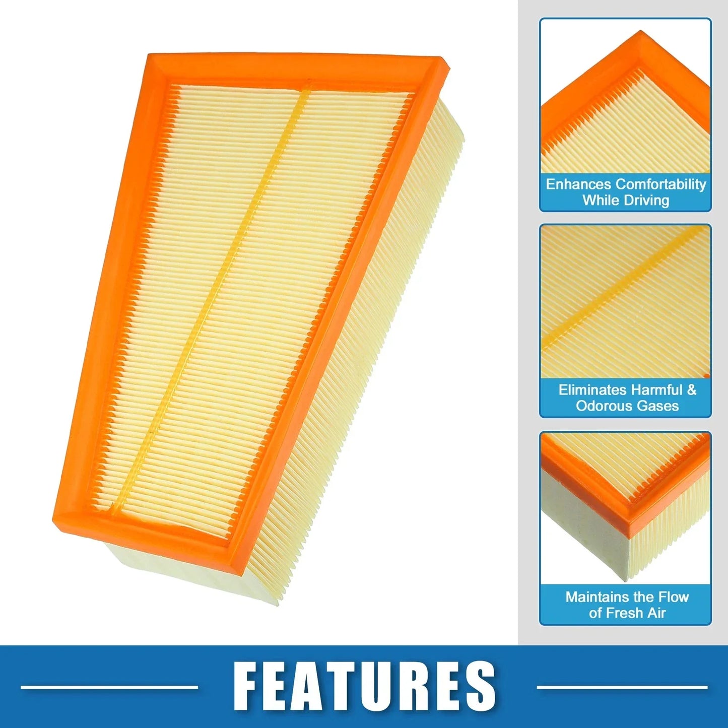 Engine Air Intake Filter for Mercedes-Benz CLA250 (2014-2020)