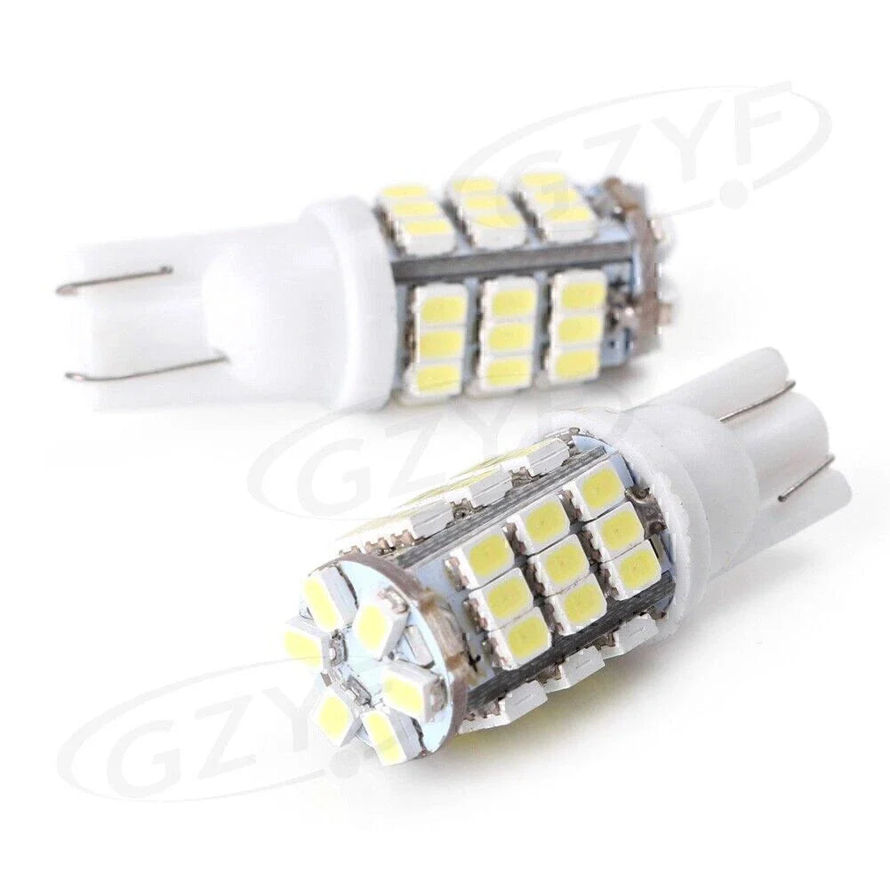 12V T10 168 Xenon LED Backup Reverse Lights Bulbs White (6000K)