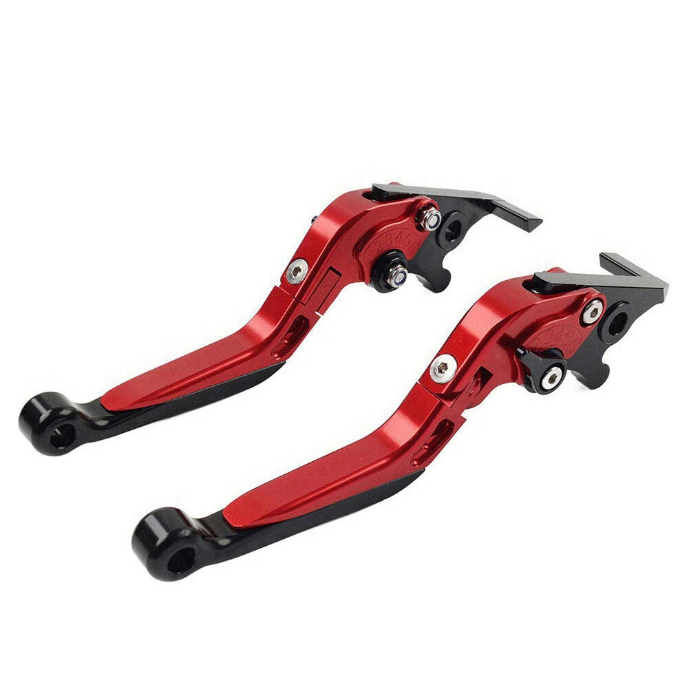 Red CNC Extendable Brake Clutch Levers for BMW S1000RR S1000R (2015-2019)
