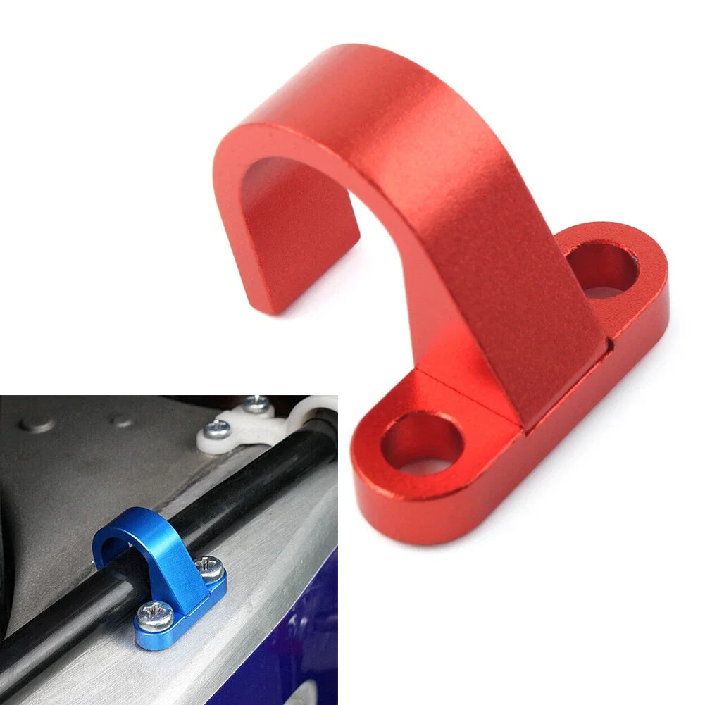 CNC Rear Brake Hose Clamp Guide for Yamaha YZ125 YZ250 YZ250F YZ450F YZ85 (03-22)