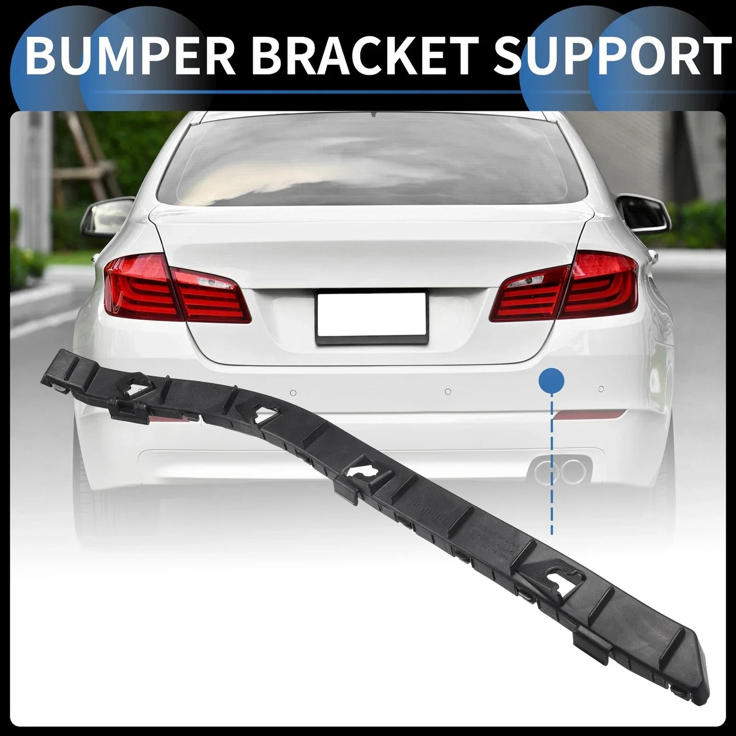 Right Front Bumper Retainer Bracket for Hyundai Accent (2012-2017)