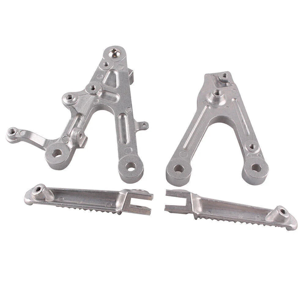 Front Footpegs Footrests Brackets for Yamaha YZF R6 (2003-2010)