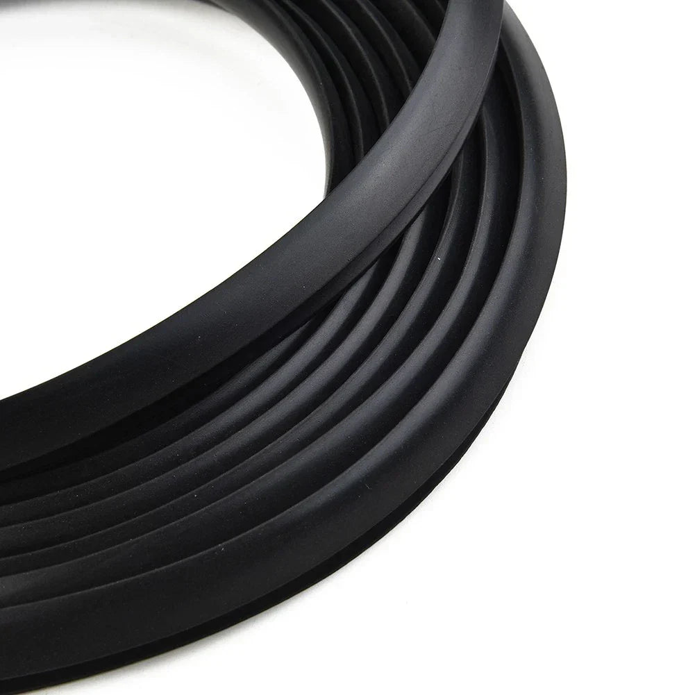 Black Rubber V-Shaped Seal Strip 4m for Car Side Casement