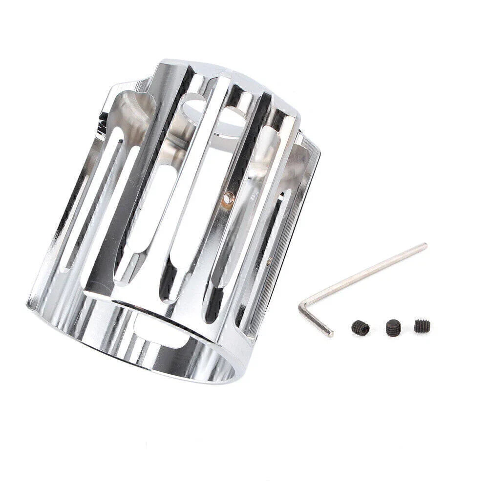 Chrome Edge Oil Filter Cover Trim for Harley Touring Road King Glide (2009-2023)