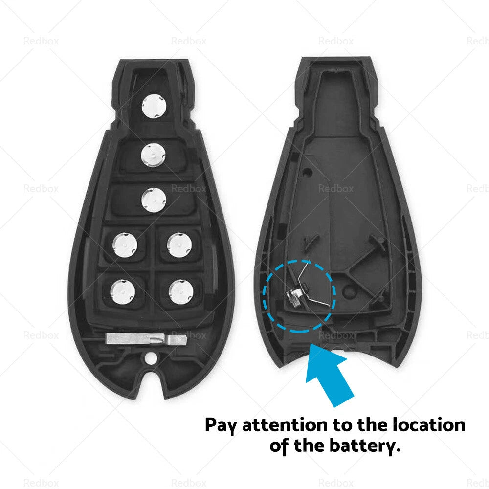 Keyless Remote Key Fob Shell for Jeep Grand Cherokee (2008-2012)