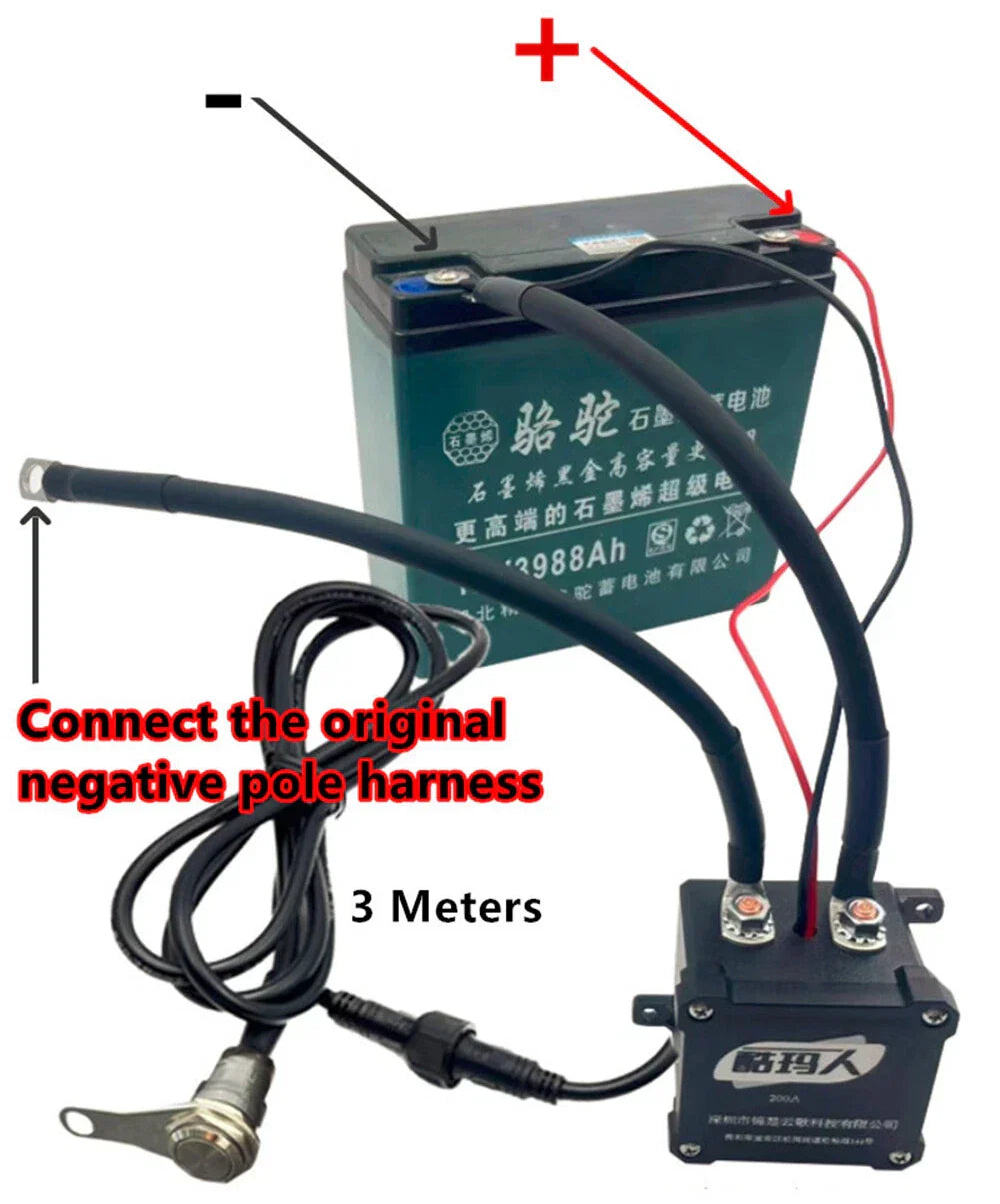12V Motorcycle Battery Disconnect Kill Switch for Various Models (N/A)