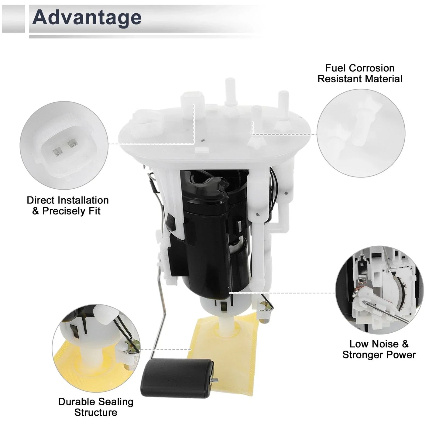 Fuel Pump Assembly for Hyundai Santa Fe 2.4L 3.5L (2003-2005)