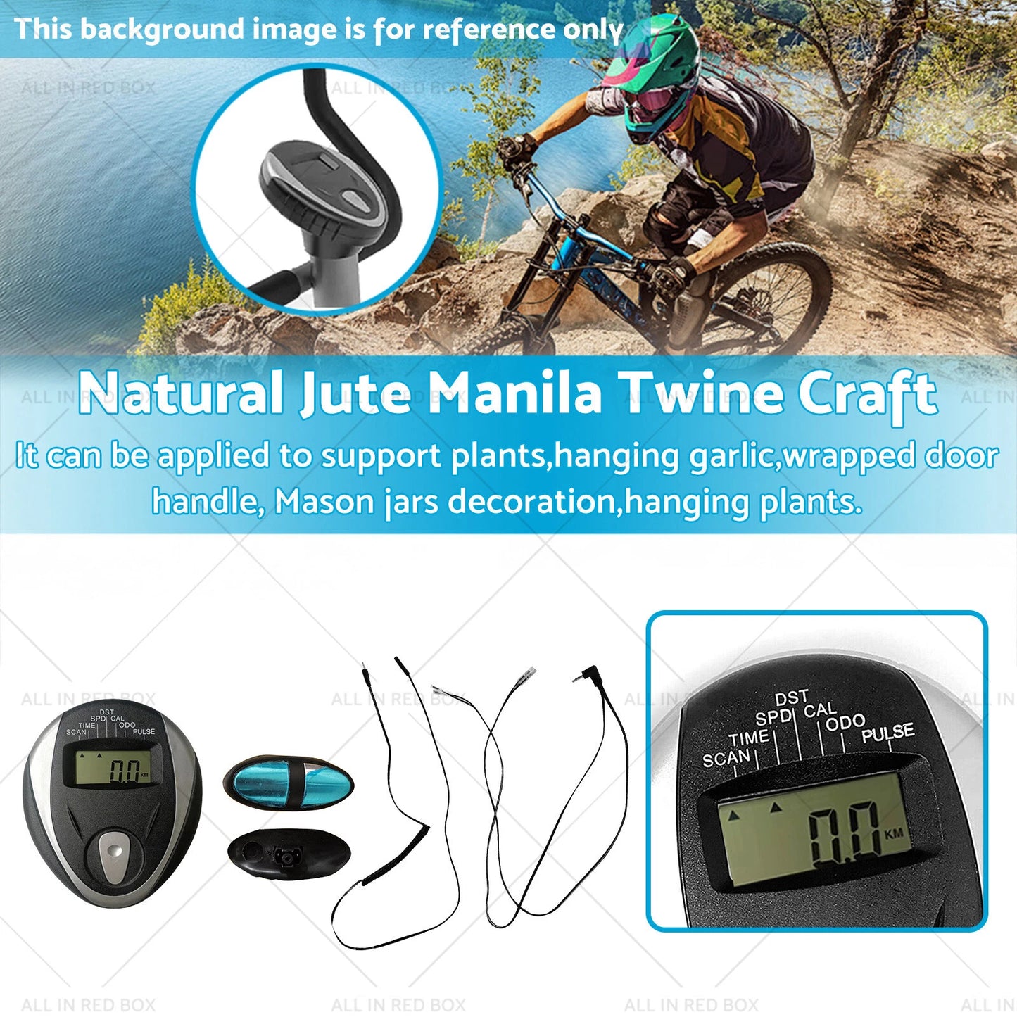 Monitor Speedometer for Stationary Exercise Bike