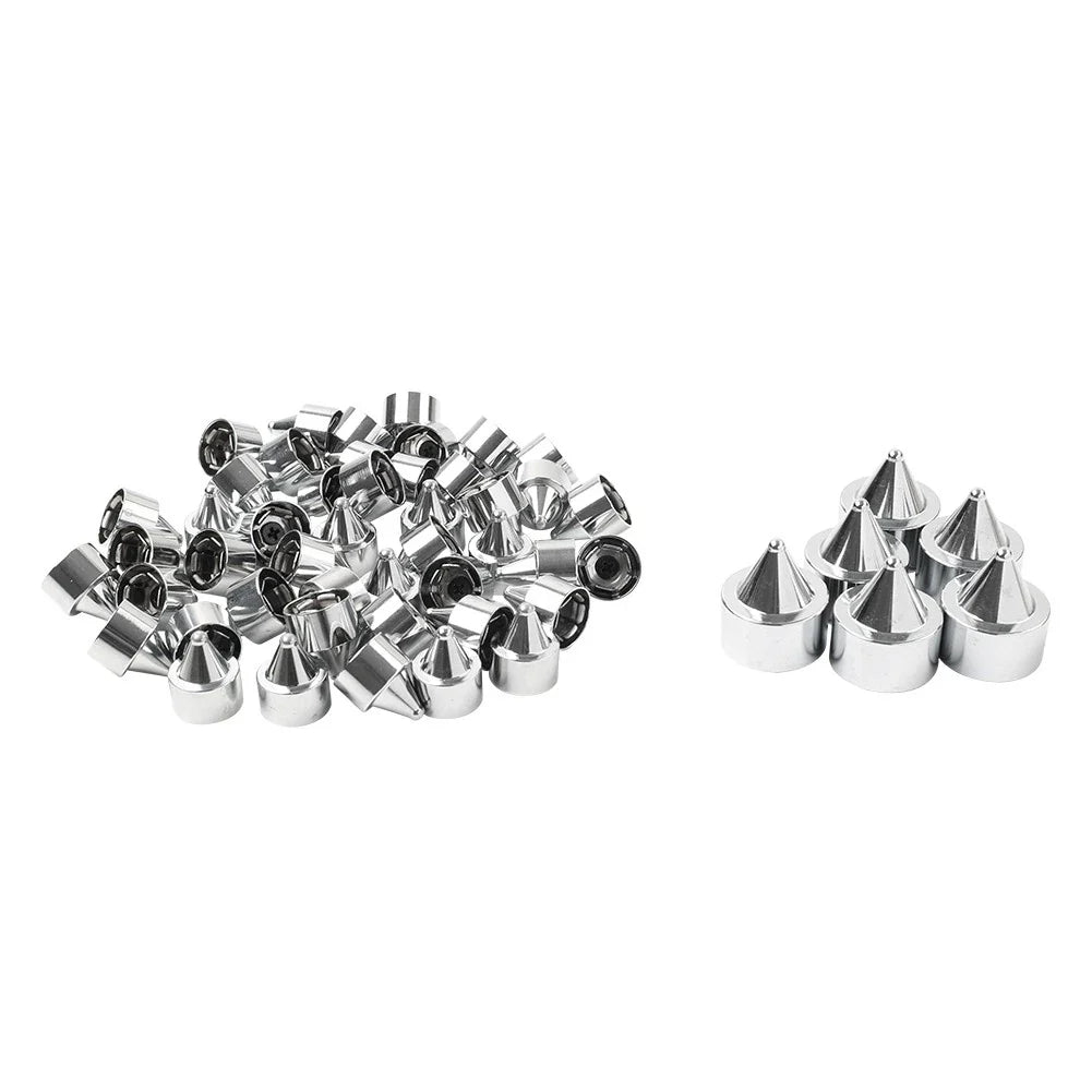 52X Chrome Engine Topper Screw Bolt Cap for Harley Twin Cam Dyna FXD (2000-2017)