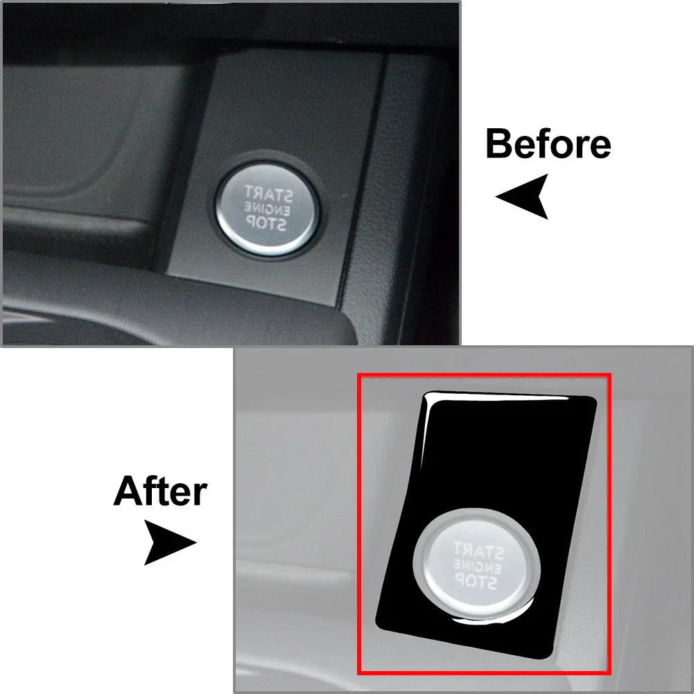 Engine Start Stop Button Cover Trim for Audi A4 B9 S4 (2016-2023)
