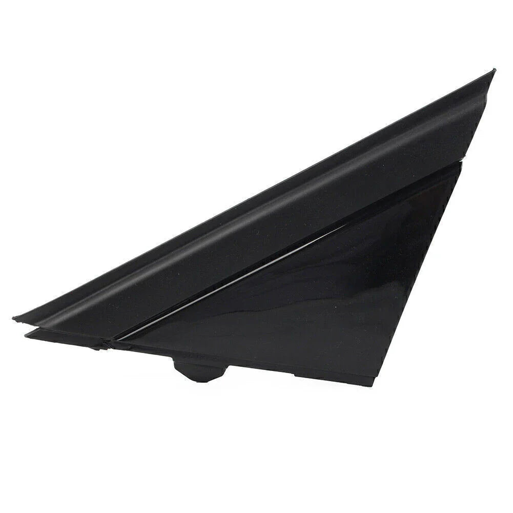 Glossy Black Door Mirror Flag Cover for Fiat 500 (2012-2019)
