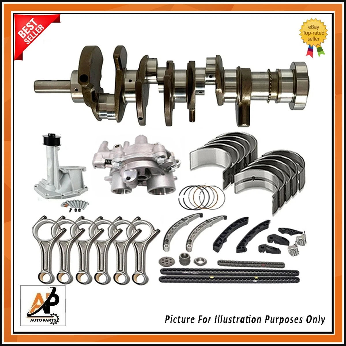 Crankshaft Engine Rebuild Kit for Land Rover Jaguar 3.0 306PS (2009–2015)