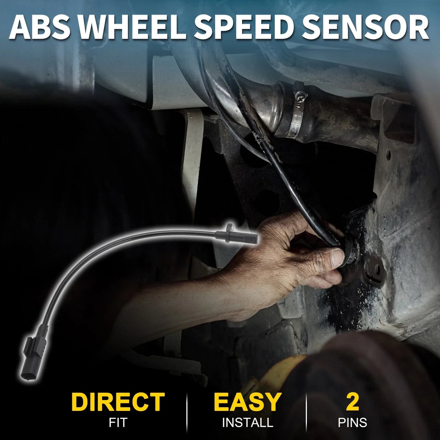 Rear Left ABS Wheel Speed Sensor for Mercedes-Benz GL350 ML350 (2010-2012)