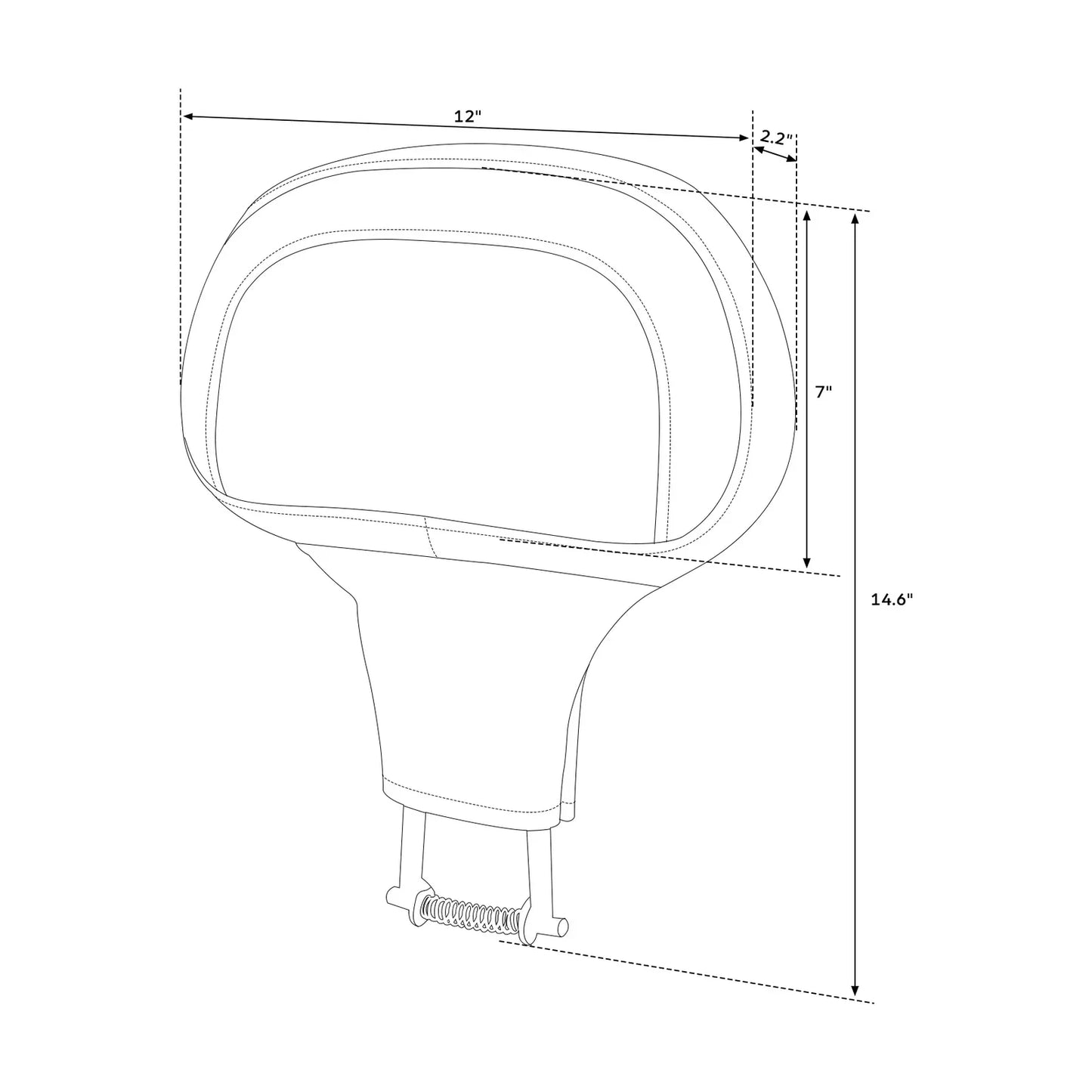 Driver Backrest Pad for Harley Road Glide Street Glide (1988-2023)