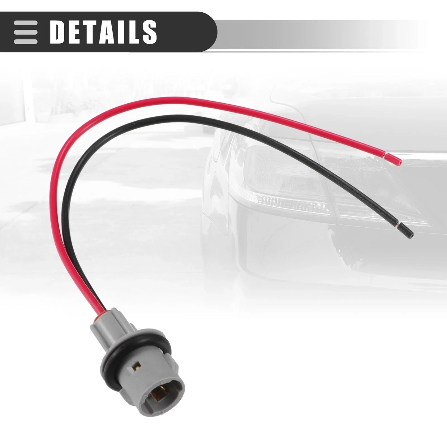 Set Side Marker Light Bulb Socket Wire Harness for Mercedes-Benz C250 (2012-2015)