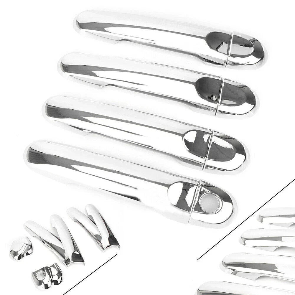 Chrome Door Handle Cover Trim for Nissan Sunny Versa (2014-2016)