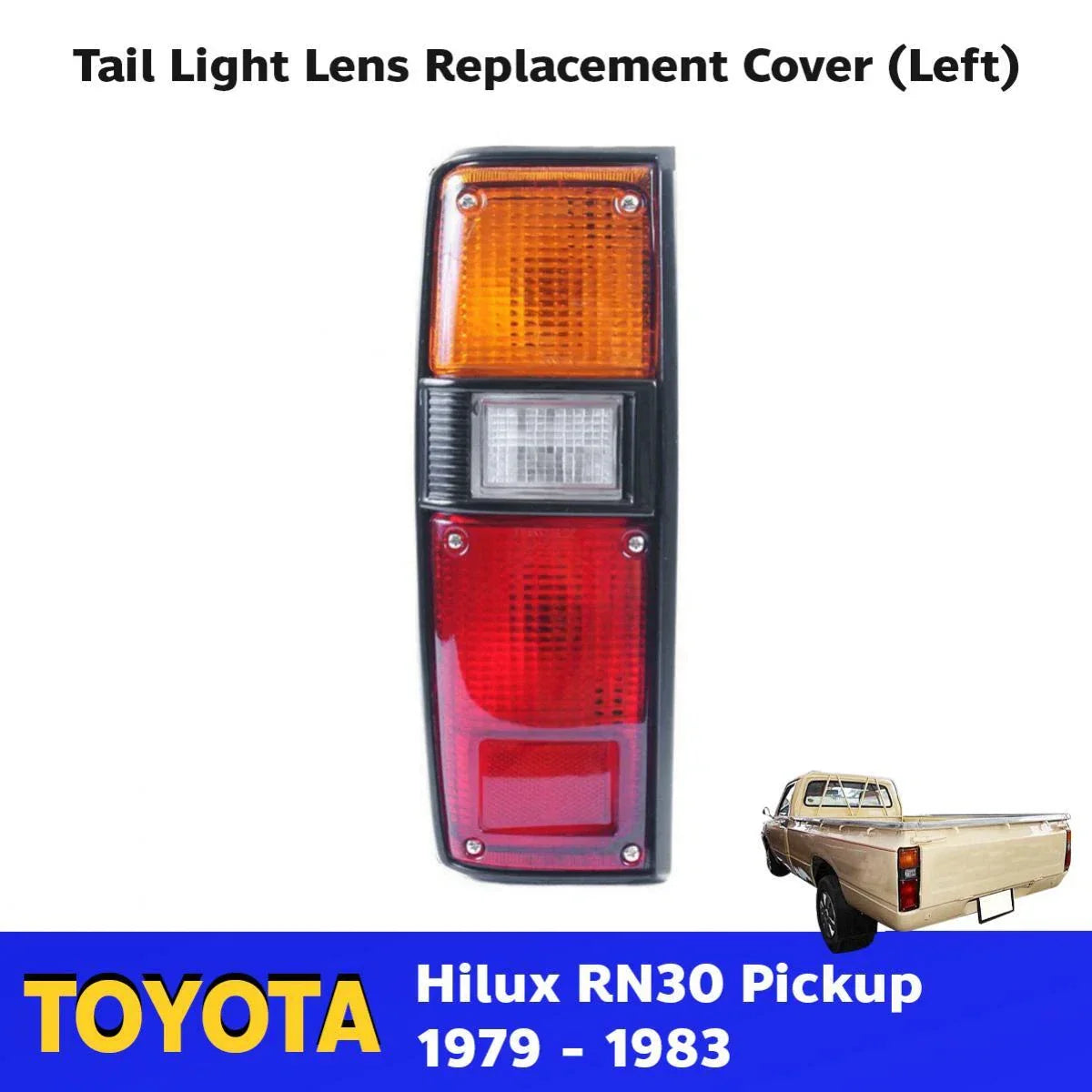 LH Tail Light Rear Lamp Fits Toyota Hilux RN30 RN36 RN40 Pickup Truck 1979-83 DE