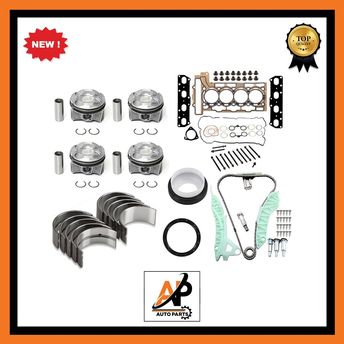 Engine Rebuild Piston Kit STD for MINI BMW F80 1.6 N14B16 (2013–2016)