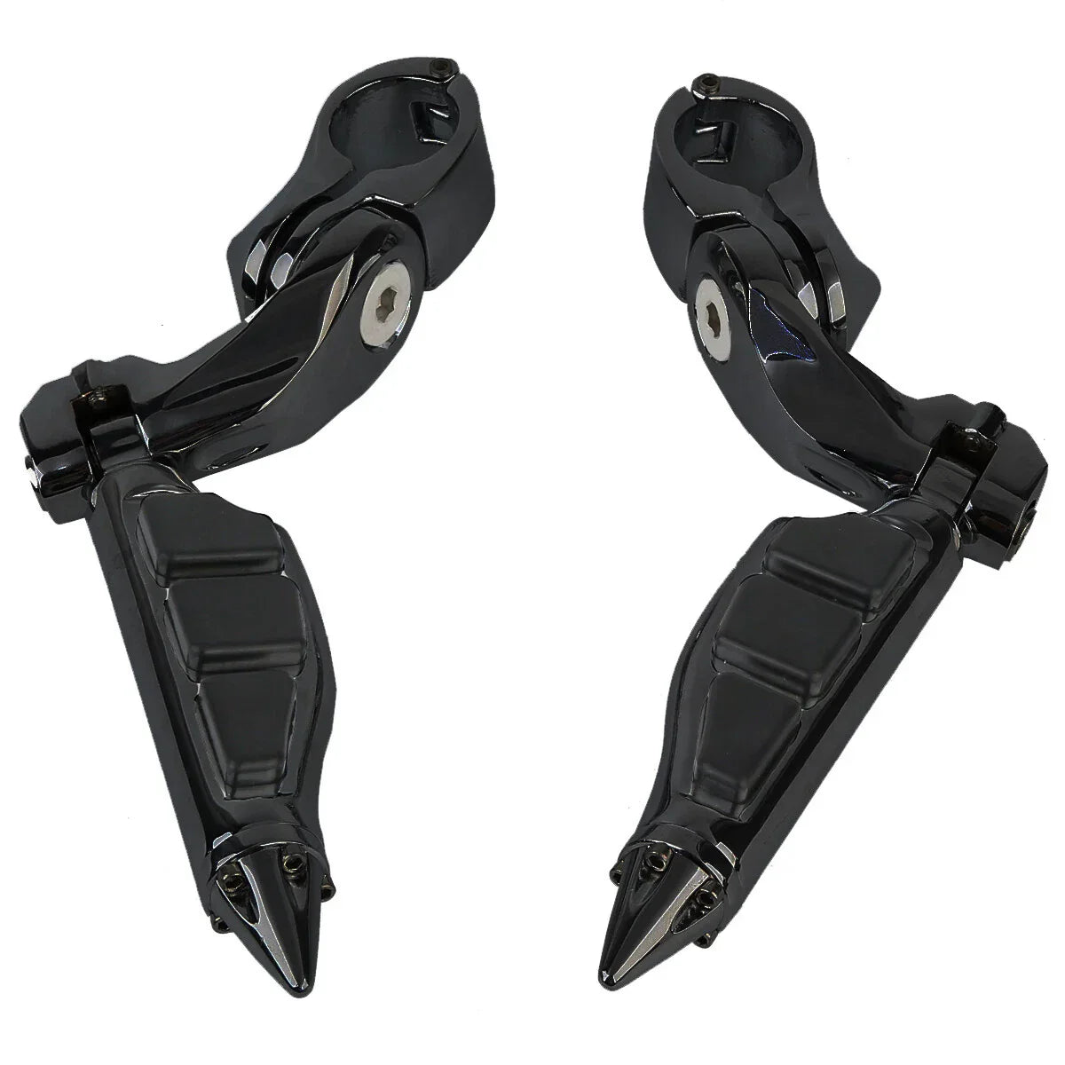 Foot Pegs 1.25'' Highway Bar Mount for Harley Touring Dyna Softail