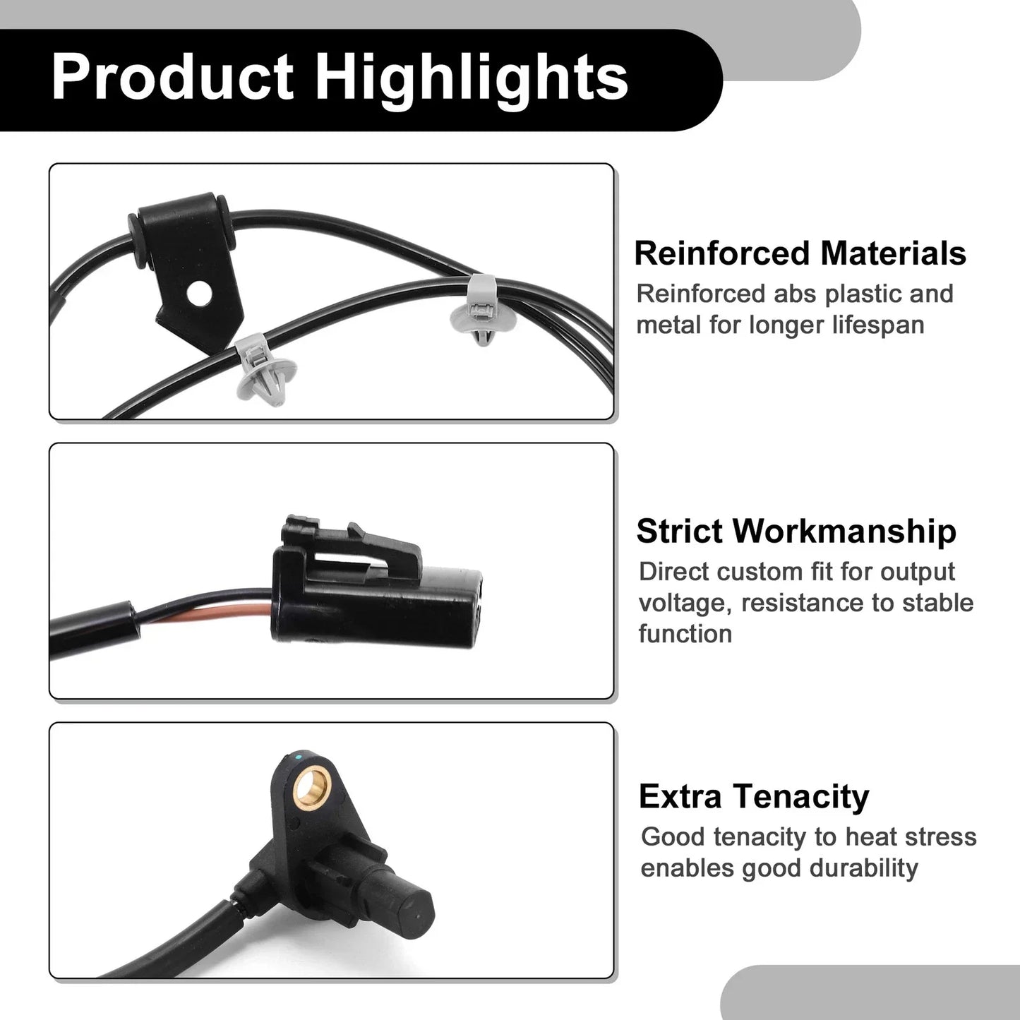 ABS Wheel Speed Sensor for Hyundai Tiburon (2003-2008)