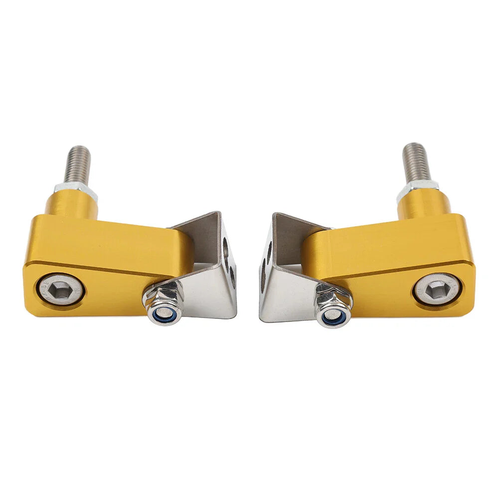 Gold Lower Fork Mount Spotlight Holder for Kawasaki Ninja 250 (2008-2012)