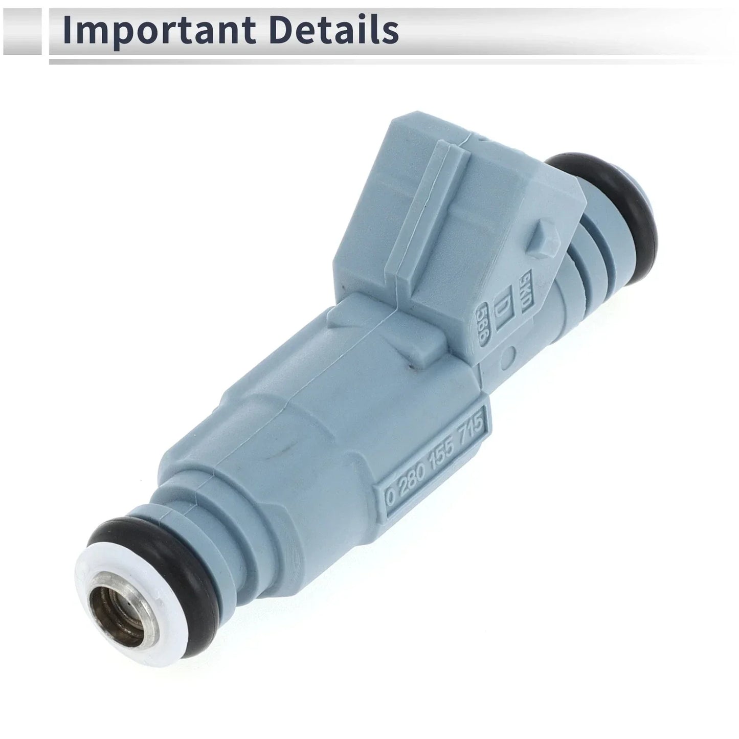 Fuel Injector 2 x No.0280155715 for Dodge Durango 5.2L 5.9L (1996-1999)