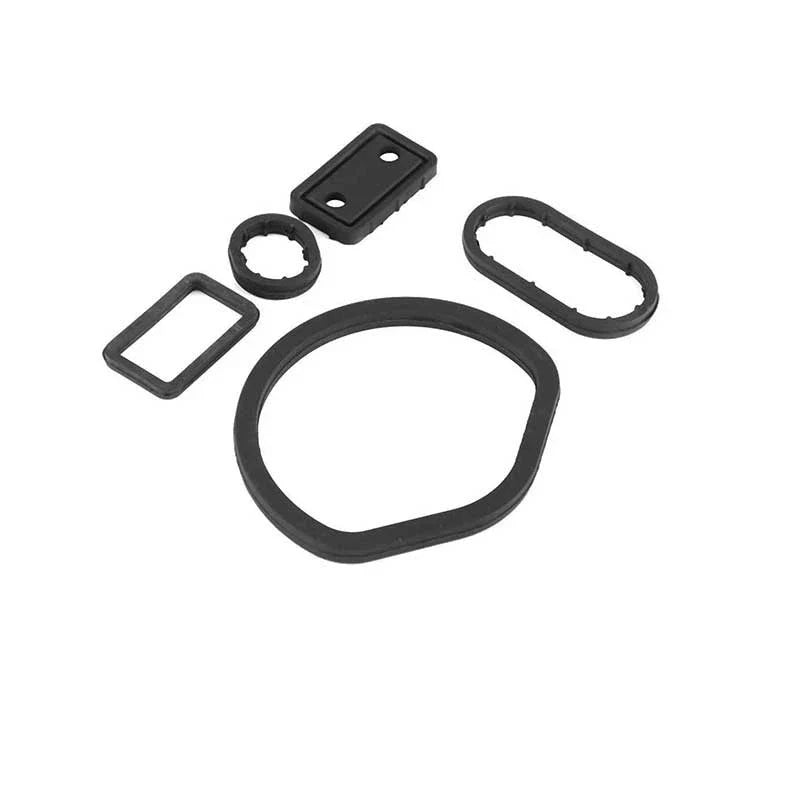 5PCS Engine Oil Cooler Seals Gaskets for Mercedes W163 W202 W203 W211 W230