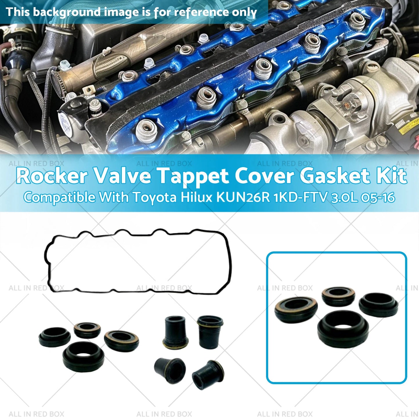 Rocker Cover Gasket for Toyota Hilux KUN26R 1KD-FTV 3.0 (2005-2016)
