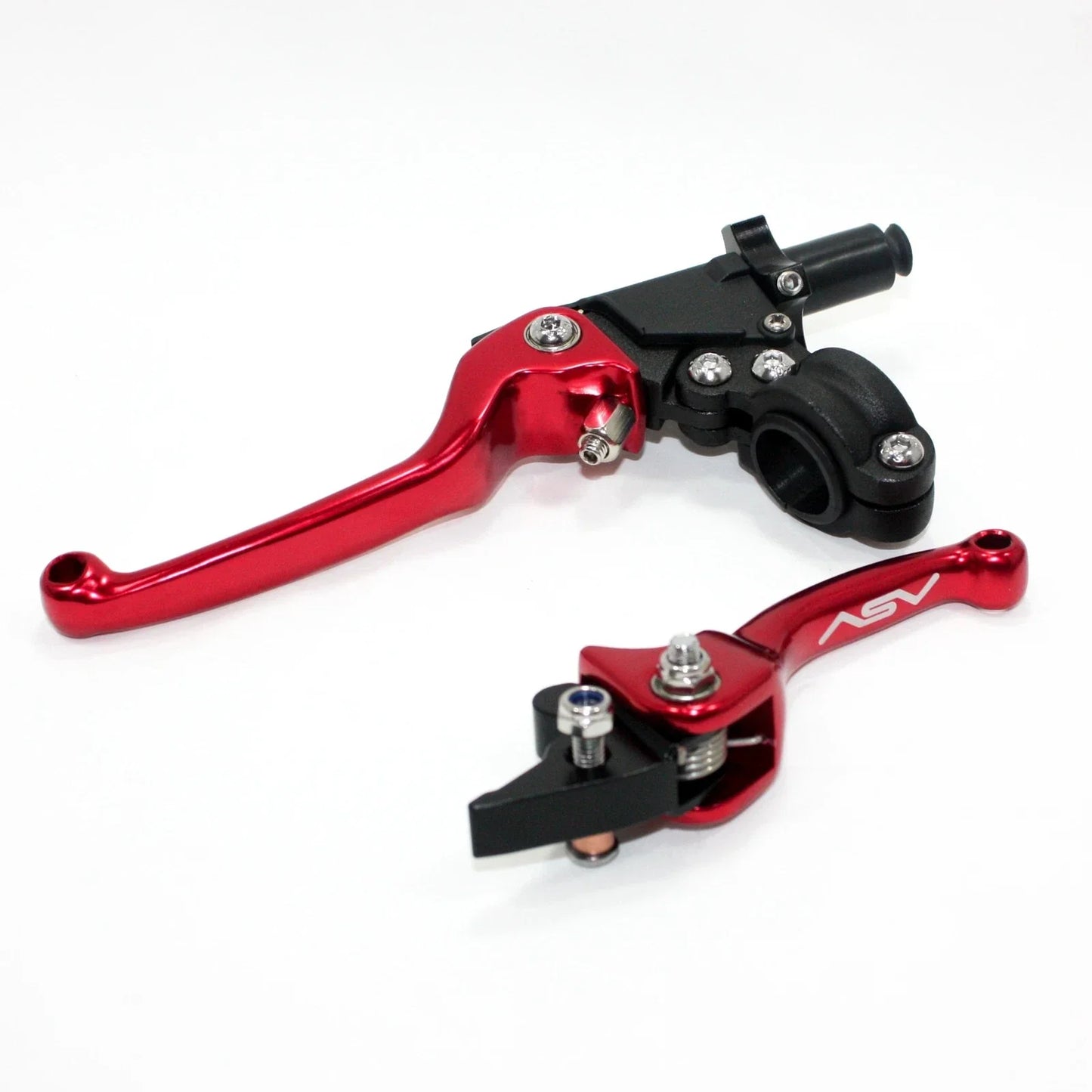 RED CNC Heavy Duty Clutch & Brake Lever Set for 125cc 150cc PIT PRO DIRT BIKE